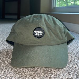 Brixton olive green hat - adjustable back